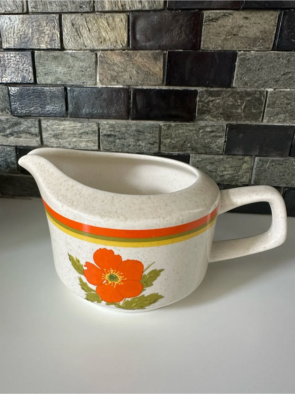 Lenox Temper-Ware Sugar & Creamer Set – Fire Flower, 1970s, Made in USA, EUC